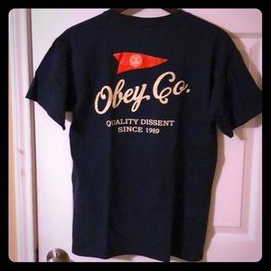 Obey Co. Quality Dissent Navy T-Shirt